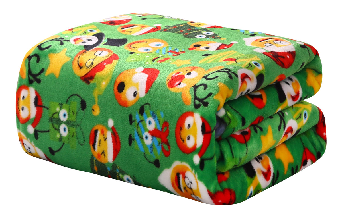 Christmas Blanket Cozy Festive Holiday Throw Blanket 50" x 60"