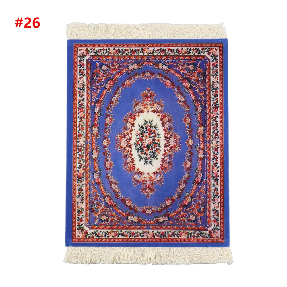 Persian Mini Woven Mousepad Retro Style