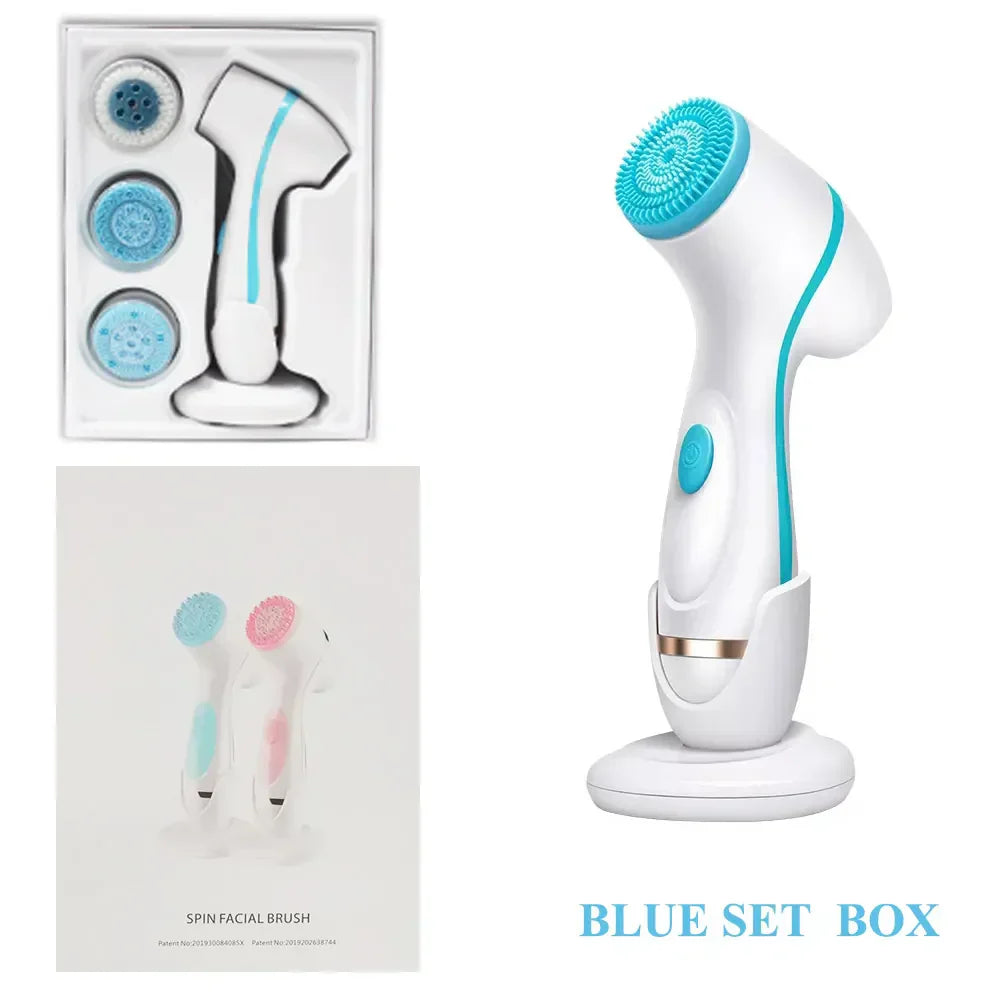 Sonic Nu Face Spin Brush Set - Galvanic Facial Spa