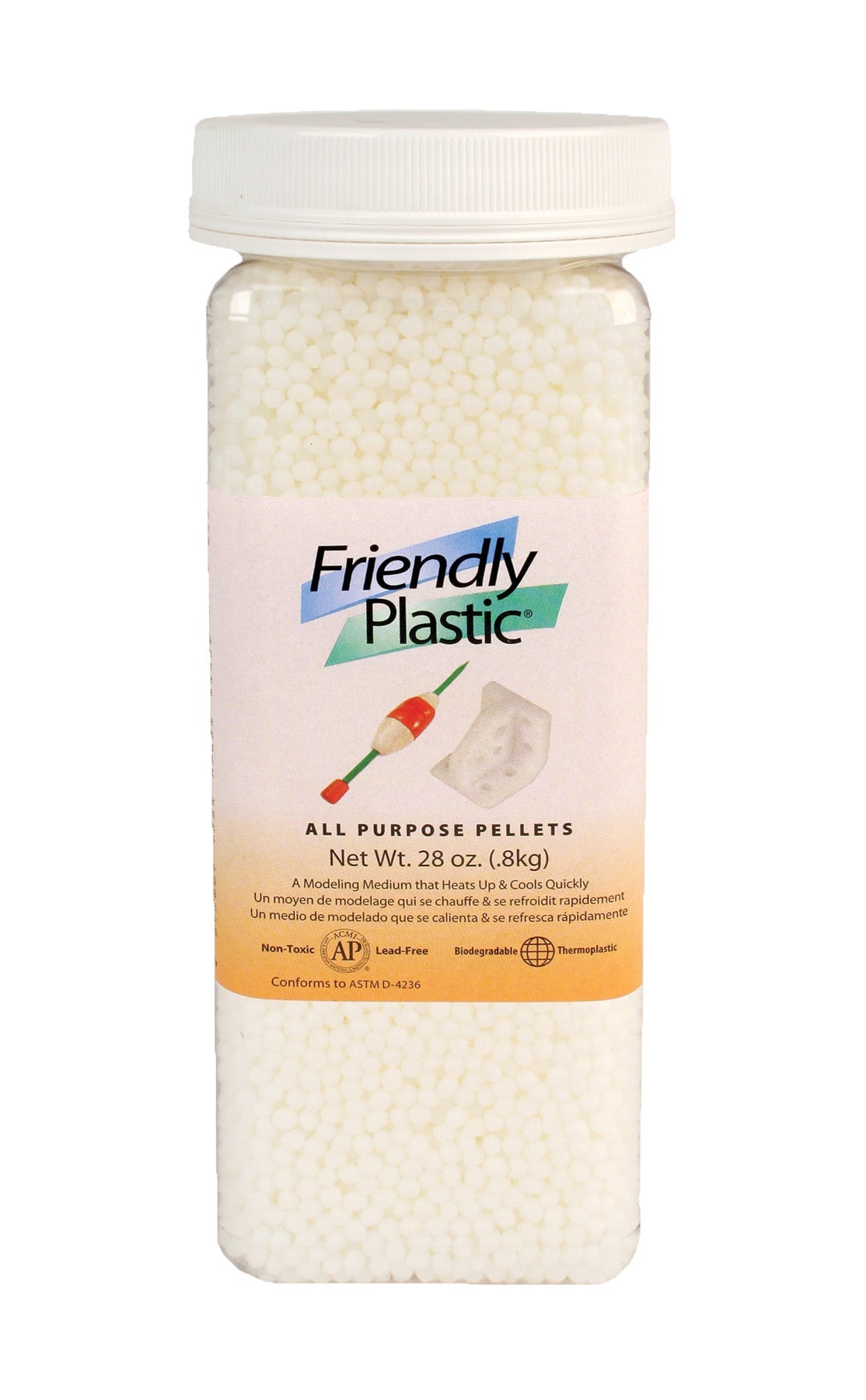 Friendly Plastic Jar