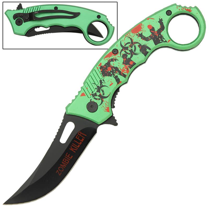 Speed Assisted Opening Knife Zombie Killer Karambit