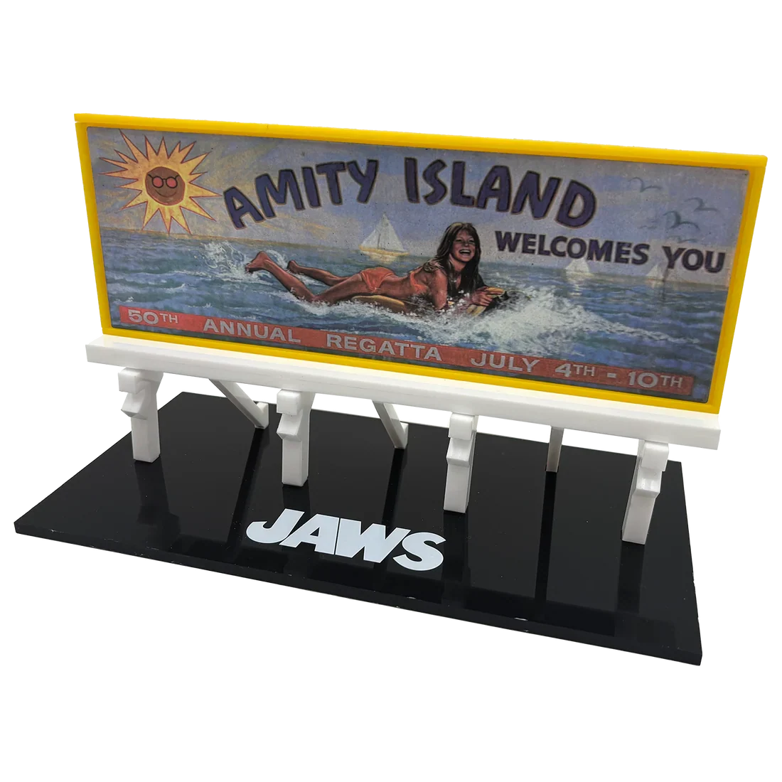 Factory Entertainment JAWS Amity Island Billboard Scaled Prop Replica