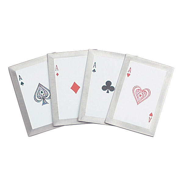 4pc Throwing Card Set with Four of a Kind Ace Graphics