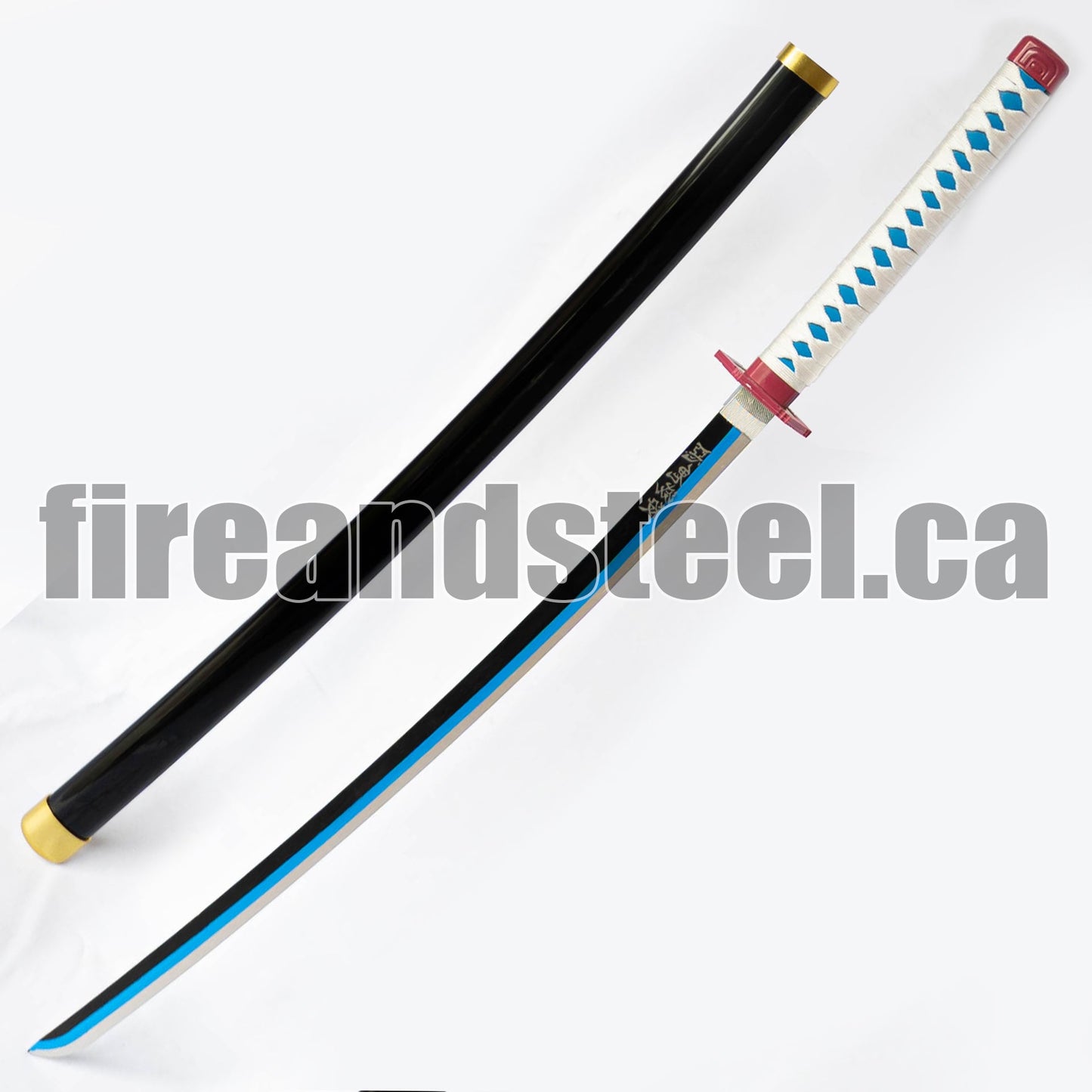 Giyu Tomioka's Blue Nichirin Katana (Wood)