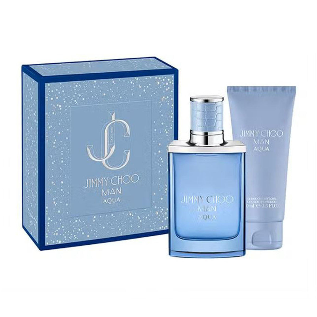 Jimmy Choo Man Aqua Eau De Toilette 50ml & Shower Gel 100ml Gift Set