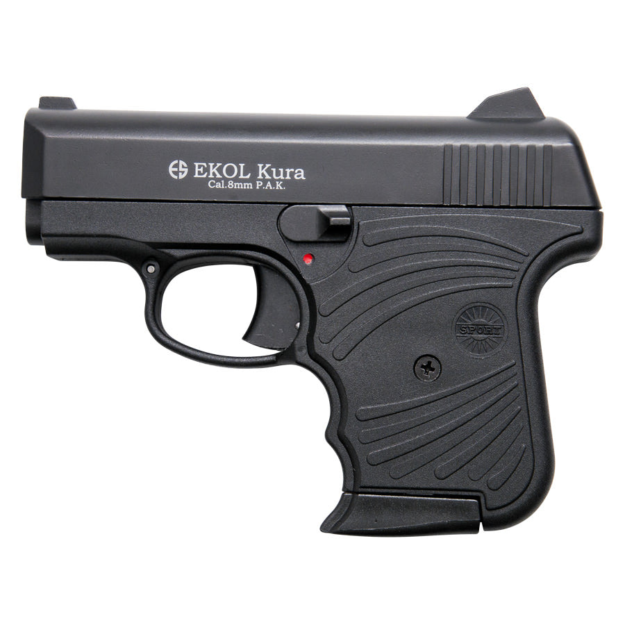 Kura Compact Blank Firing 8MM Gun Black Finish Starter Pistol - TOPHATTER'S ARMORY DEALS