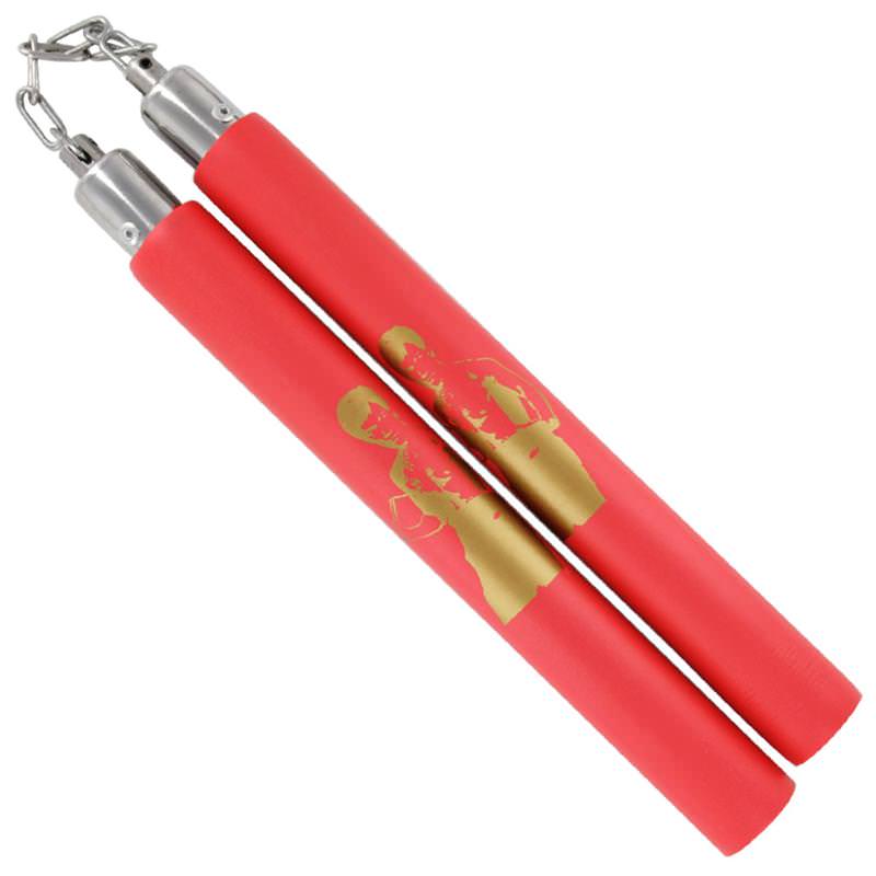 Kung Fu Master Martial Arts Training Nunchaku Red