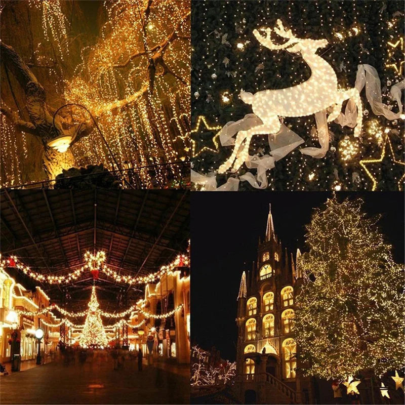 LED Garland String Lights – Warm White