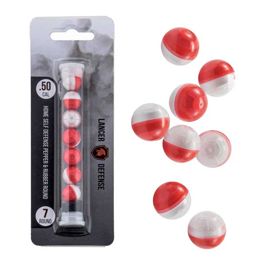 .50 Caliber Pepper Balls Rounds 7 Count - TOPHATTER'S ARMORY DEALS