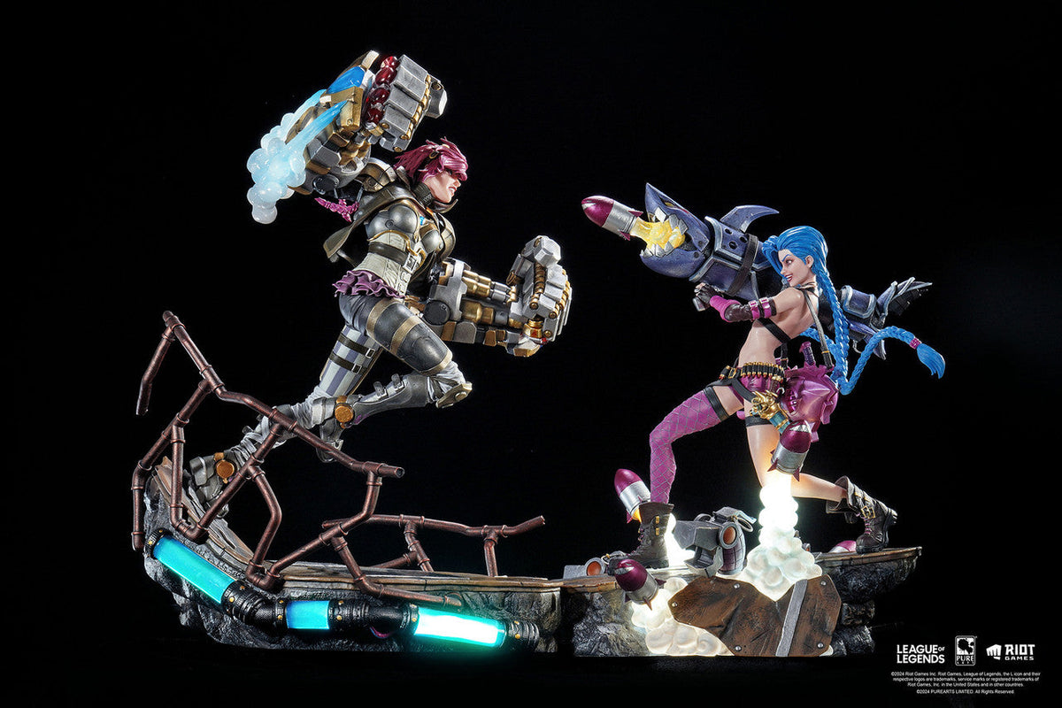 League Of Legends - Jinx & Vi 1/6 Scale Statue Bundle Save £100!