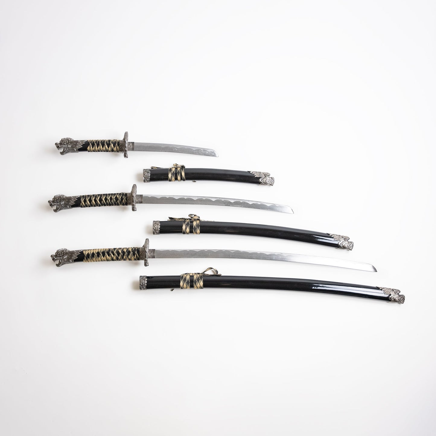 Fire and Steel - Lionhead Katana 3-Sword Set