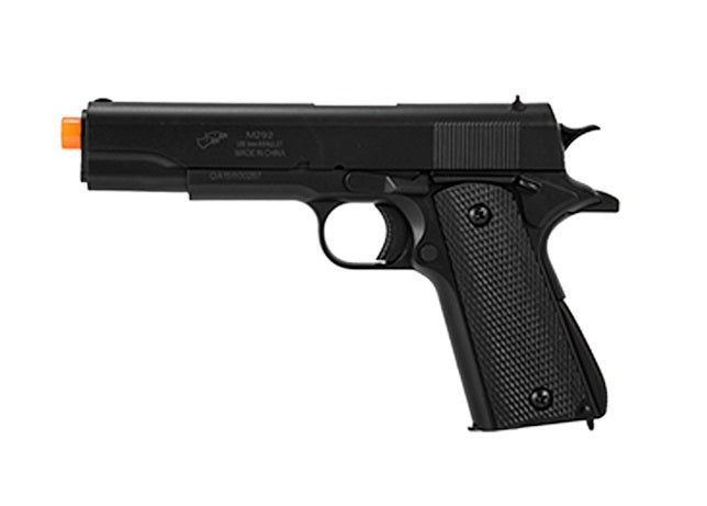 Double Eagle Heavyweight Airsoft M292 Spring Pistol with Lanyard Loop - TOPHATTER'S ARMORY DEALS