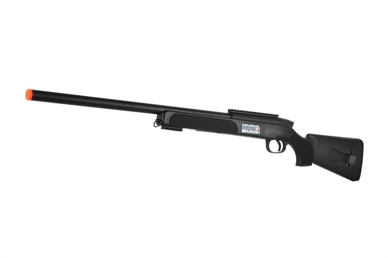 Black Eagle M6 FPS-424 Sniper Rifle RIS Bolt Action Airsoft Gun - 2 Mags
