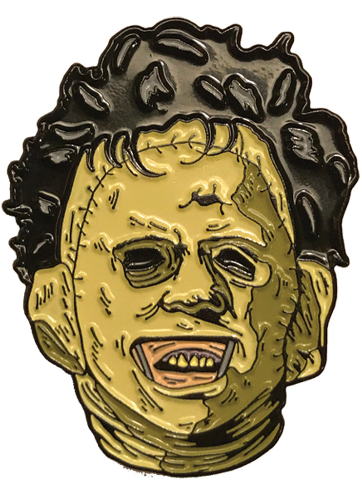 LEATHERFACE ENAMIL PIN