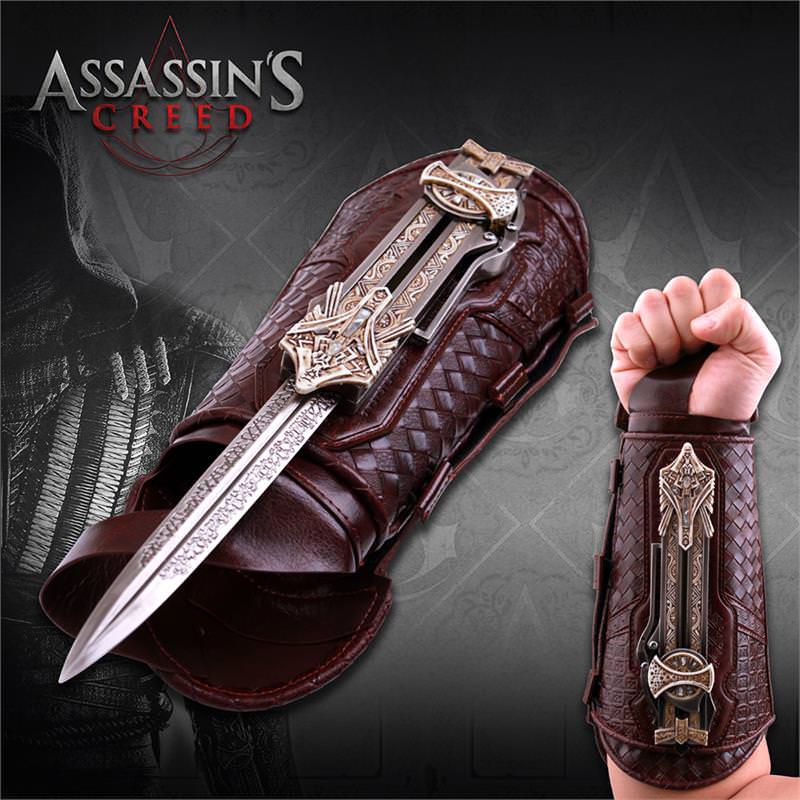 Officially Licensed Assassin's Creed Hidden Blade of Aguilar Gauntlet
