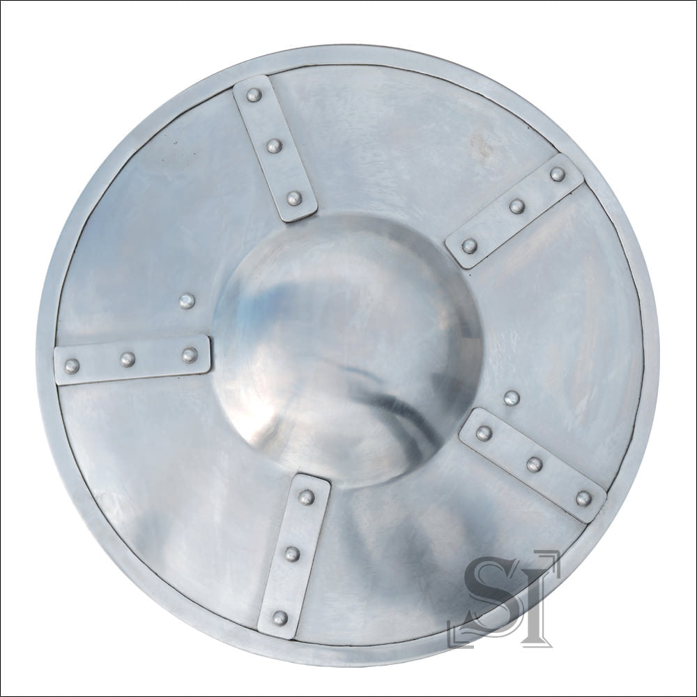 Polished Medieval Buckler Shield - TOPHATTER'S ARMORY DEALS