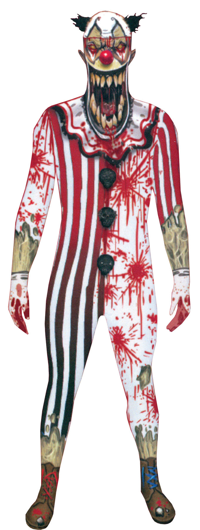 Men's Jaw Dropper Clown Morphsuit