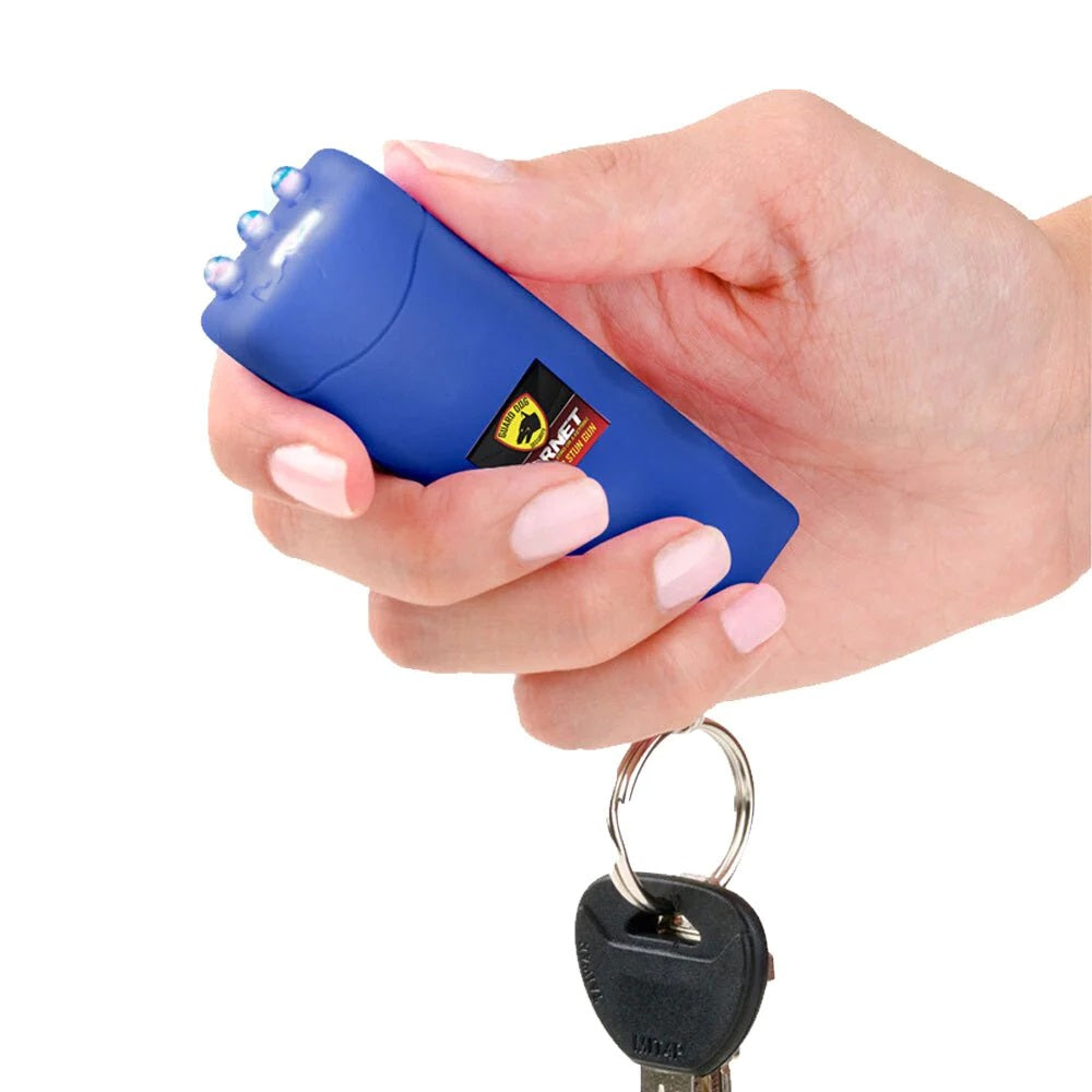 Hornet Micro Stun Gun Keychain with Flashlight Rechargeable - TOPHATTER'S ARMORY DEALS