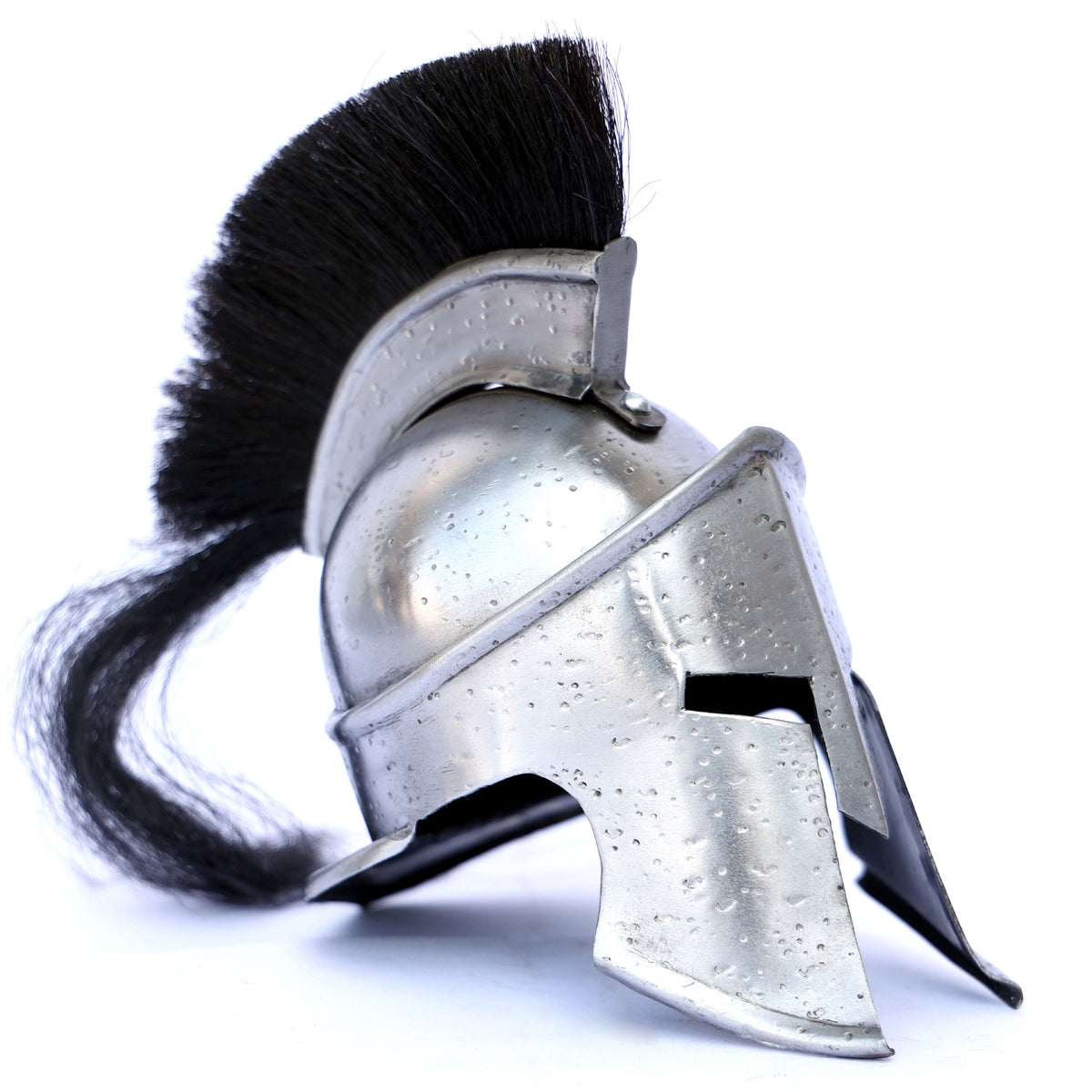 Mini Spartan Helmet With Display Stand and Detachable Plume - TOPHATTER'S ARMORY DEALS