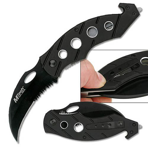 Karambit Black Hawk Blade Tactical Rescue Folding Pocket Knife - TOPHATTER'S ARMORY DEALS