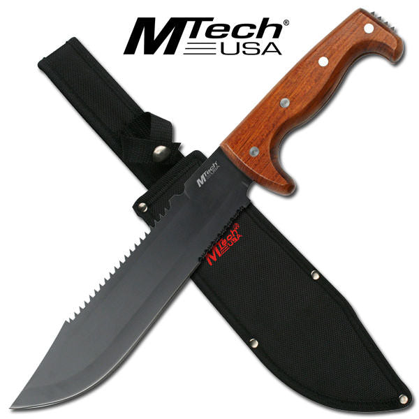 MTech 15.5 Inch Overall Zombie Hunter Survival Machete Knife - TOPHATTER'S ARMORY DEALS