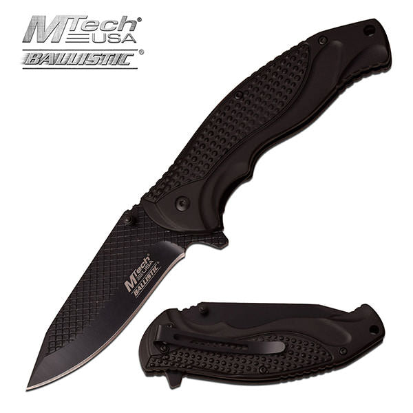 5 Inch Closed Black Spring Assisted Opening Knife