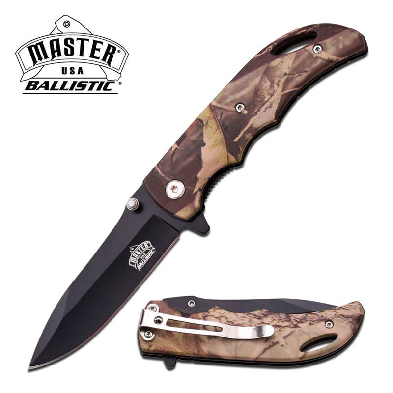 Ballistic Forest Camo Hunting Assisted Opening Pocket Knife