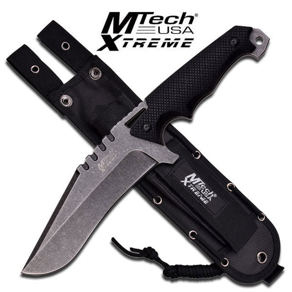 Stone Micarta Handle Big Tactical Fixed Blade Battle Knife 11.75"