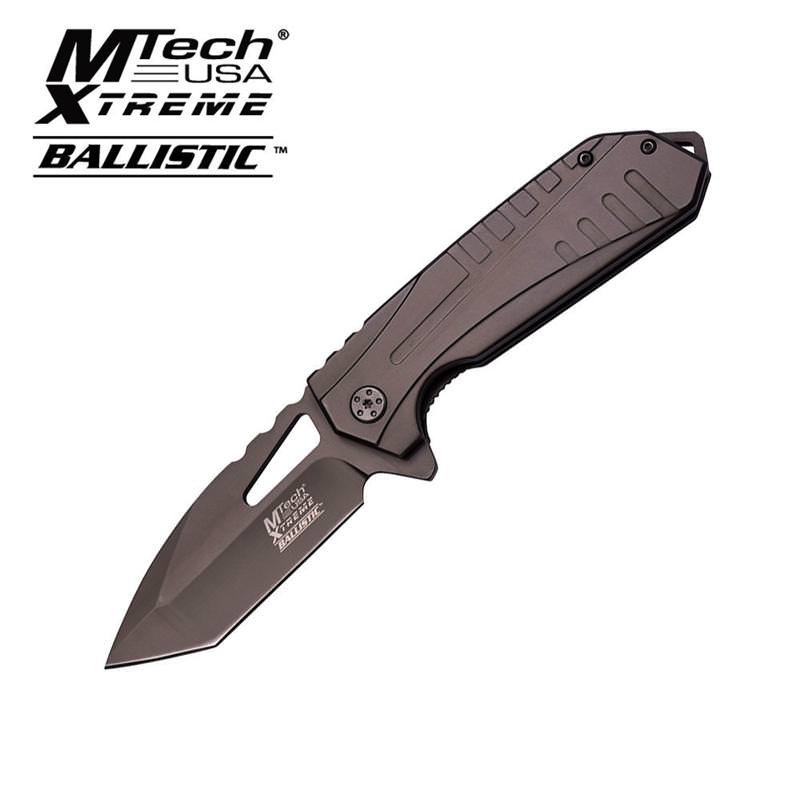 Tactical Spring Assist Folding Knife Viper Gunmetal Tanto Everyday Carry