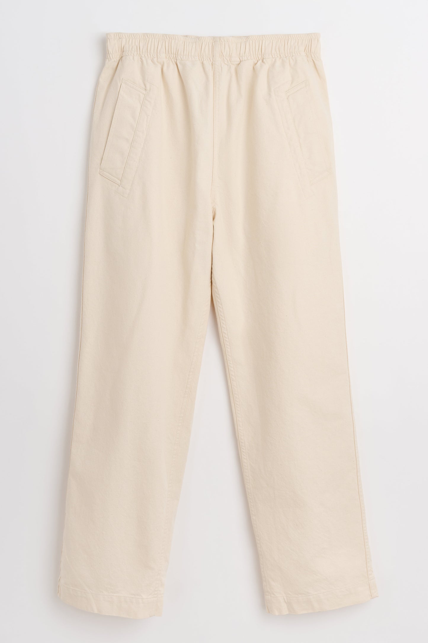 Margaret Howell MHL Wide Leg Jogger Workwear Cotton Twill Off White