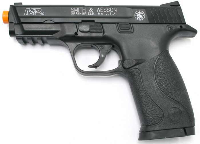 Smith & Wesson M&P40 Spring Pistol Heavyweight Airsoft Gun 2 Mags - TOPHATTER'S ARMORY DEALS