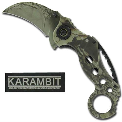 Mossy Oak Karambit Spring Assisted Tactical Knife