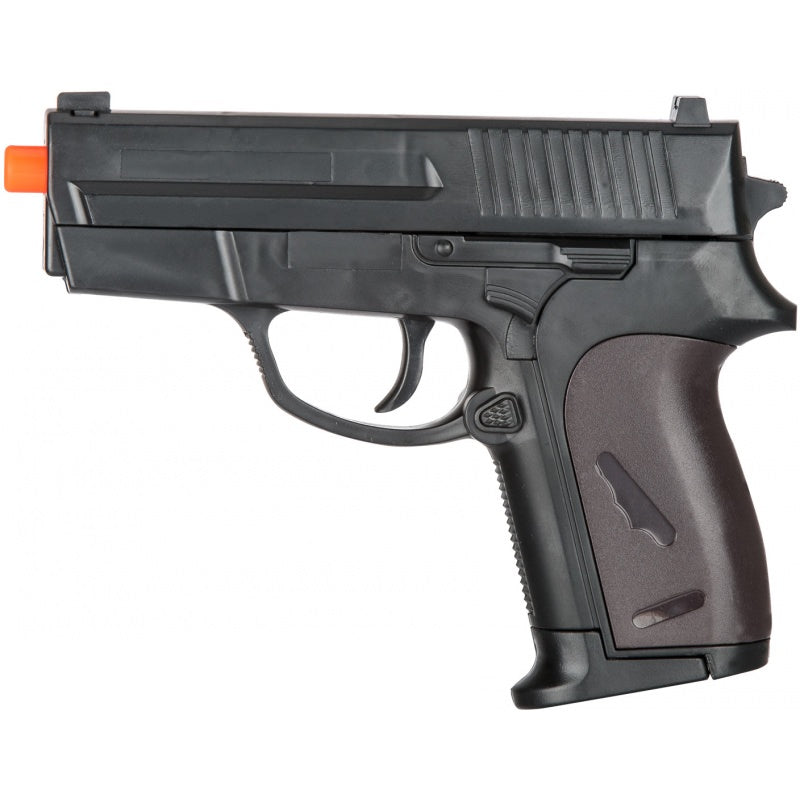 P618 Spring Loaded Airsoft Pistol - BLACK - TOPHATTER'S ARMORY DEALS