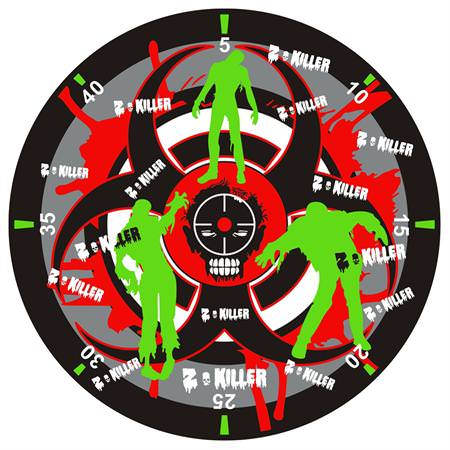 Night Terror Zombie Apocalypse Target Practice Indoor Outdoor Game Board