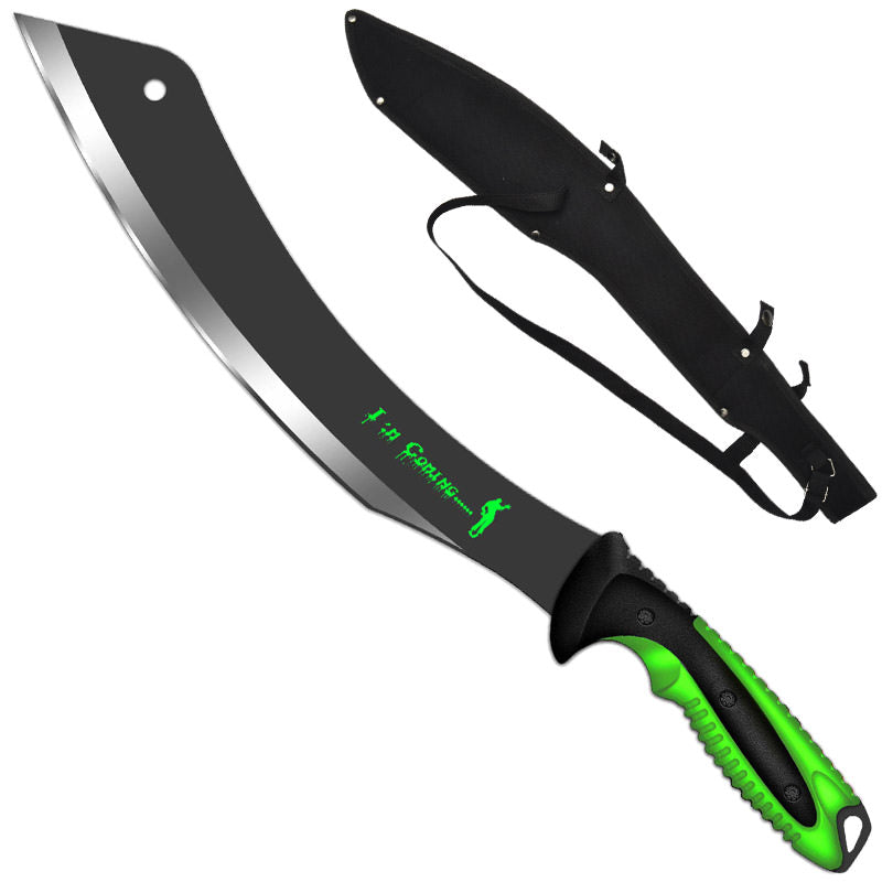 Omen Im Coming Anodized Full Tang Parang Machete
