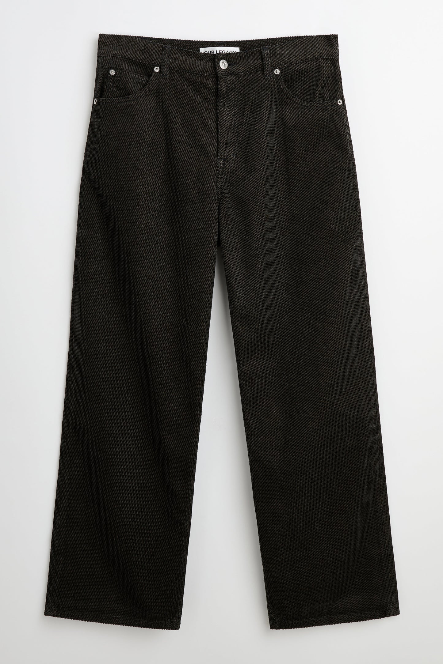 Our Legacy Vast Cut Jeans Dark Brown Twill Cord