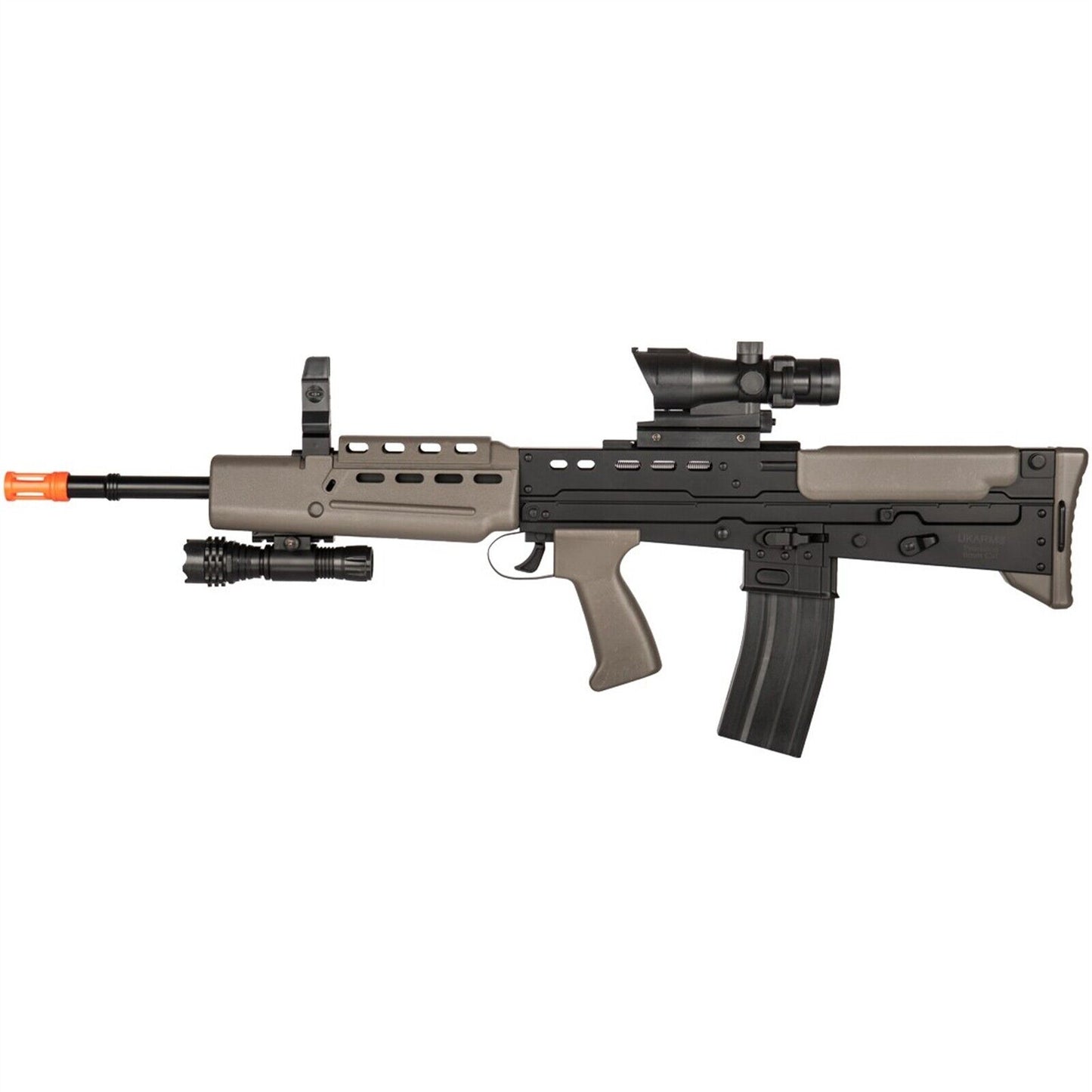 SA80 L85 Full Size Bullpup Tactical Spring Airsoft Rifle with Flashlight