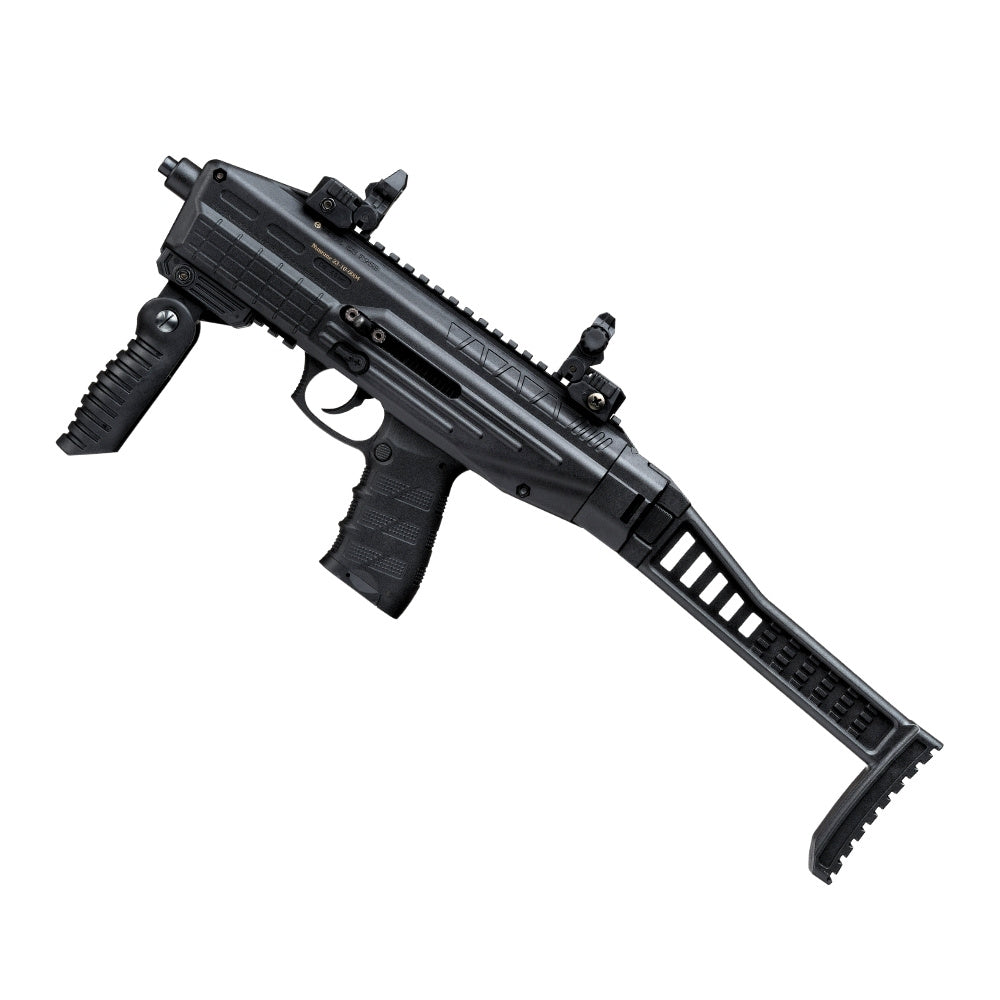 ES P95B Uzi Blowback .177 Cal. CO2 BB Air Pistol with Folding Stock, Hand Grip - TOPHATTER'S ARMORY DEALS