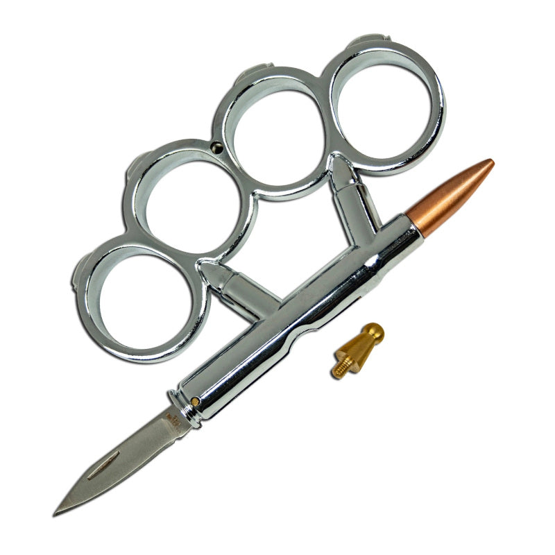 Ammunition Cartridge Rifleman Silver Bullet Knuckle Knife