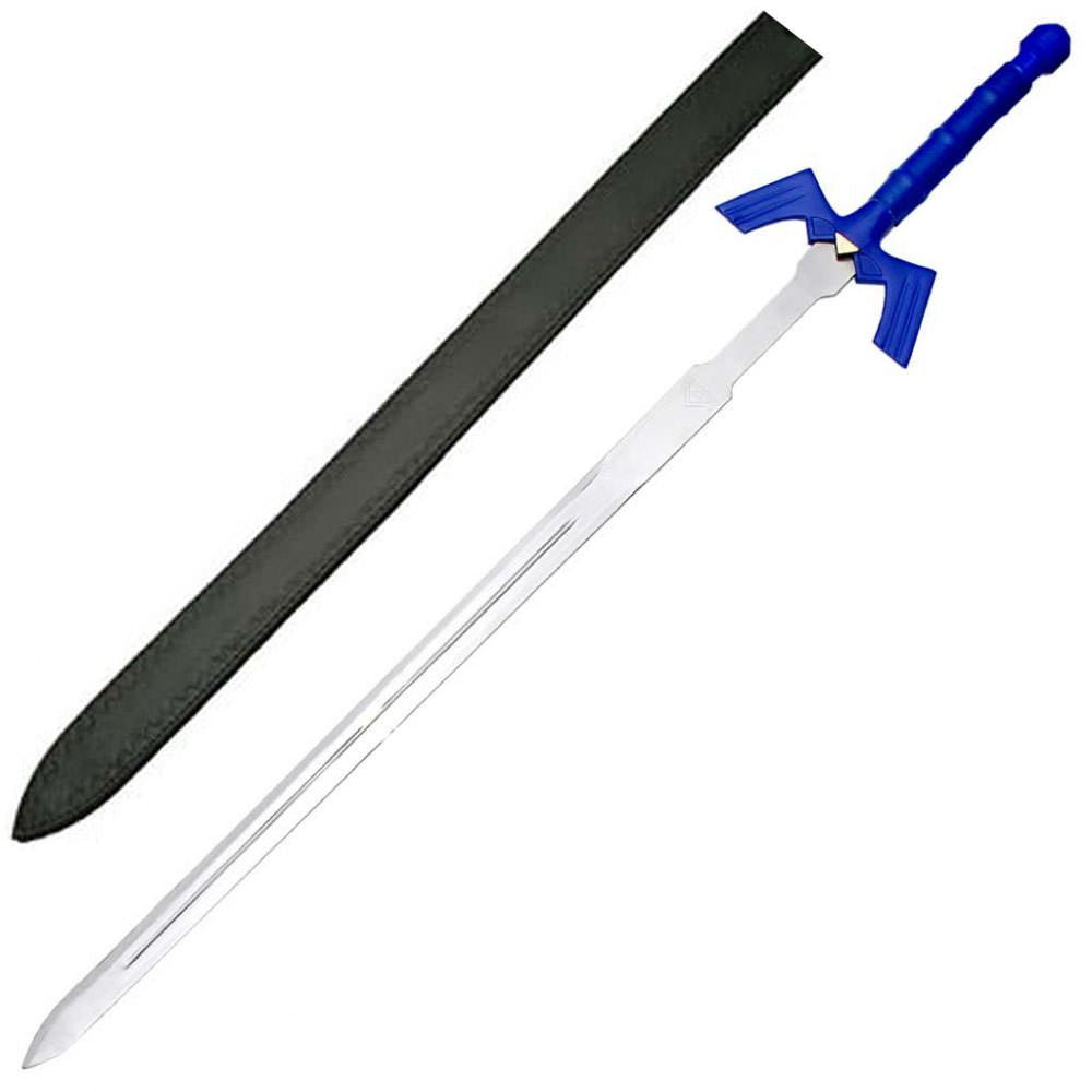 Legend Of Zelda Link's Master Sword Hylian Triforce With Sheath