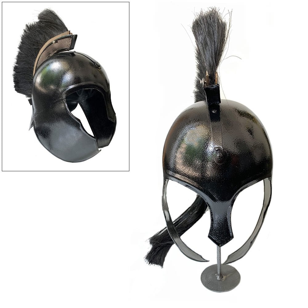 Decorative Achilles Troy Trojan Helmet With Stand