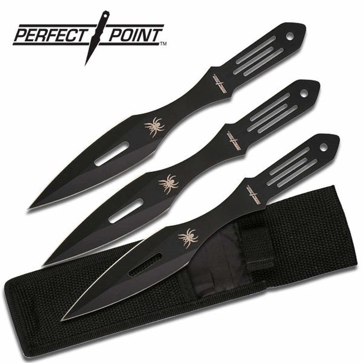 9 Inch Overall Spider Throwing Knife Set Three Pack - TOPHATTER'S ARMORY DEALS