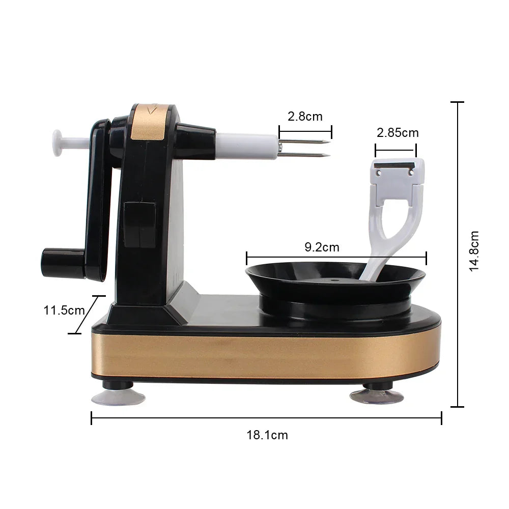 Hand-Cranked Multifunctional Fruit & Vegetable Peeler