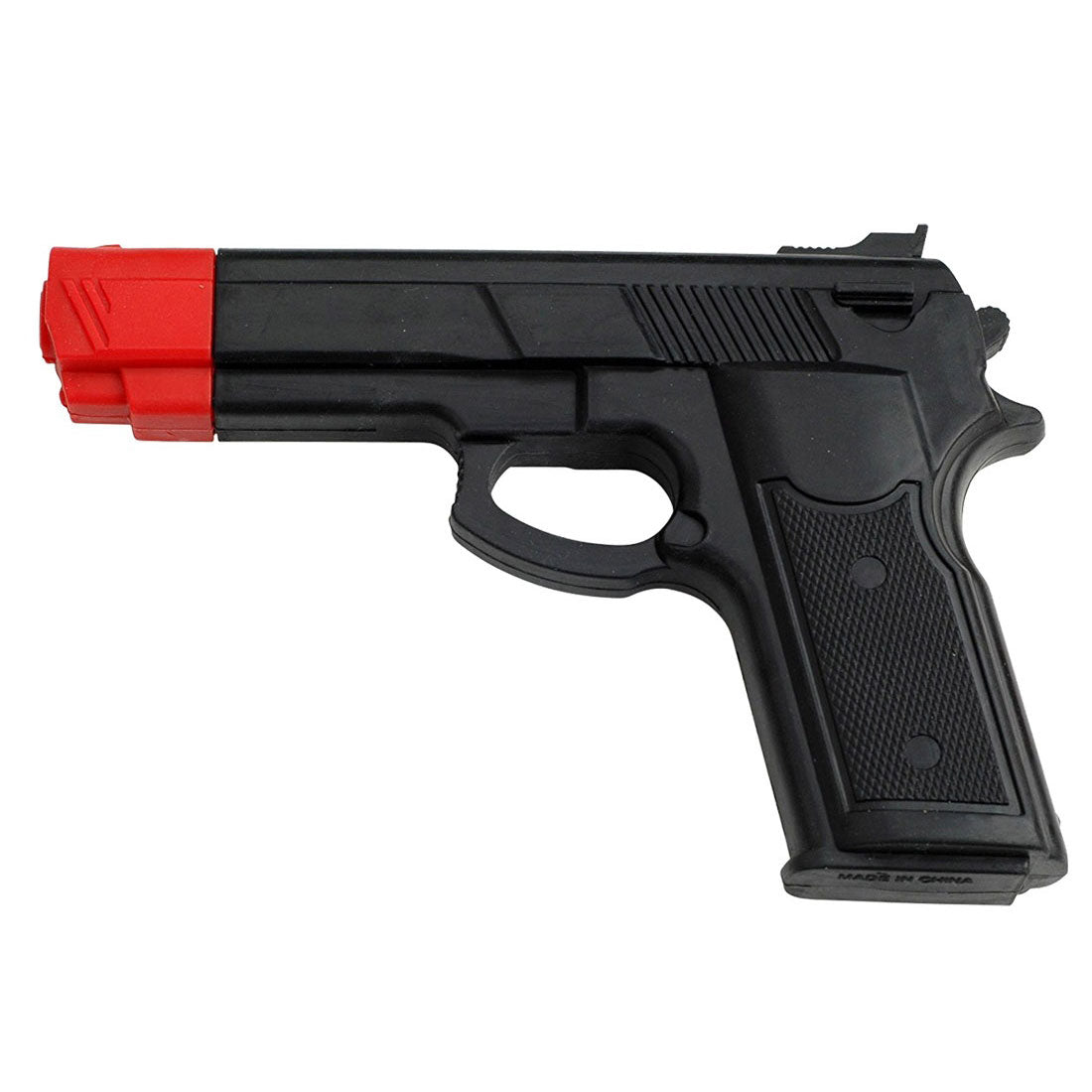 7 Inch Black Rubber Practice Training Pistol Gun Real Look and Feel - TOPHATTER'S ARMORY DEALS