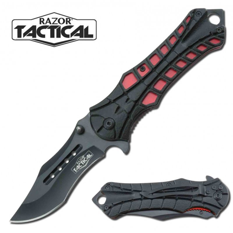 Tactical Rescue Assisted Opening Operations Knife - Red