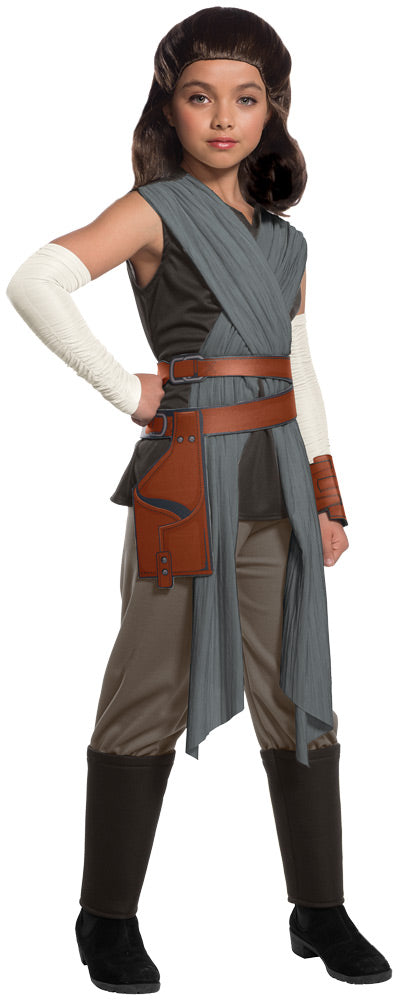 Girl's Deluxe Rey The Last Jedi Costume - Star Wars VIII