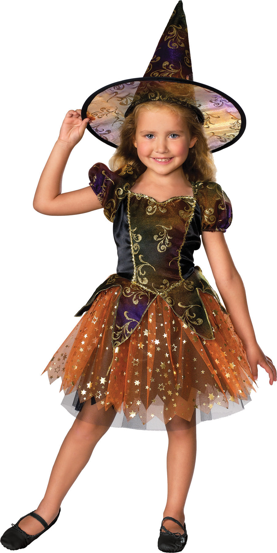 Girl's Elegant Witch Costume