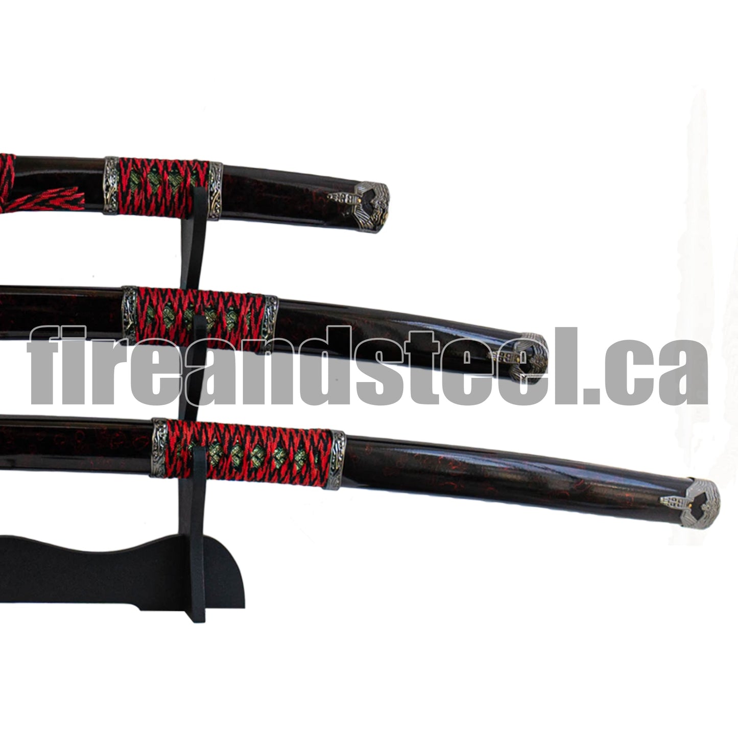Fire and Steel - Red Dragon 3-Sword Set