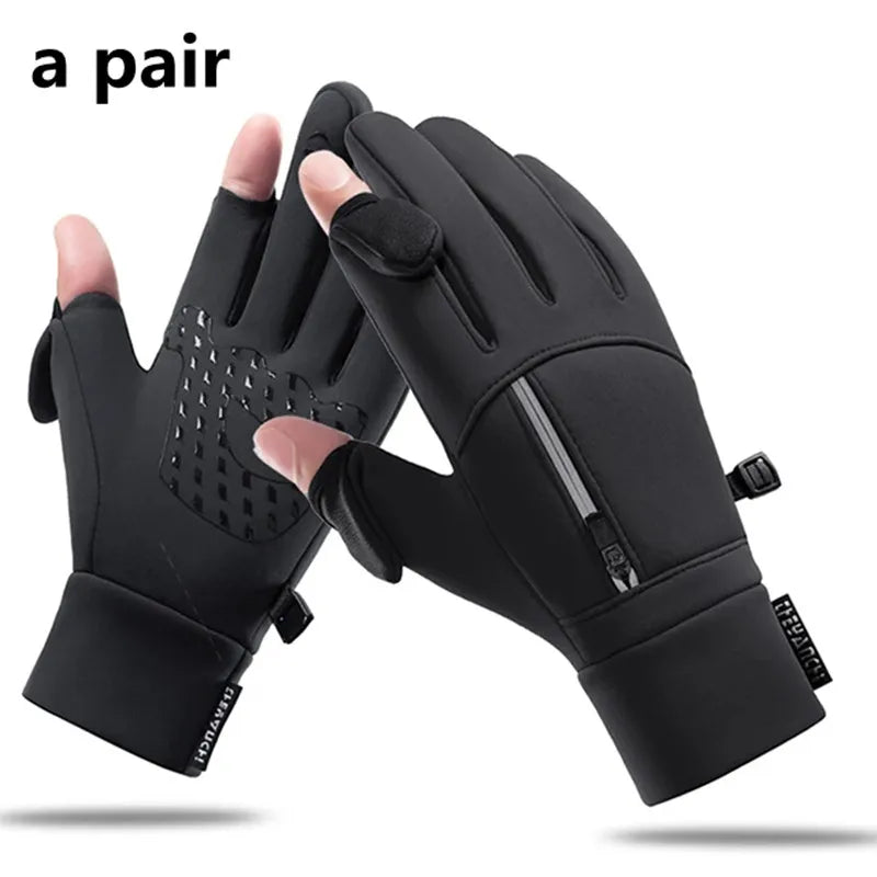 Gloves 2 Fingers Flipped Waterproof