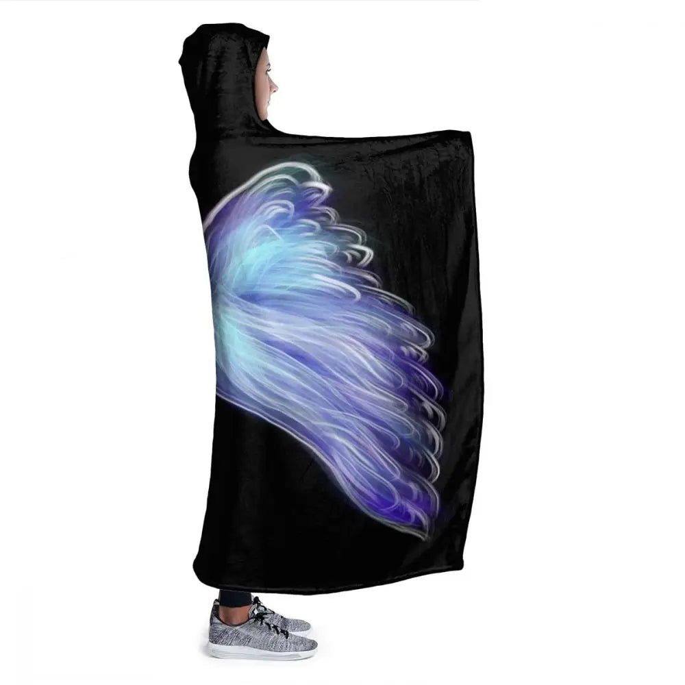Gothic Sherpa Hooded Blanket